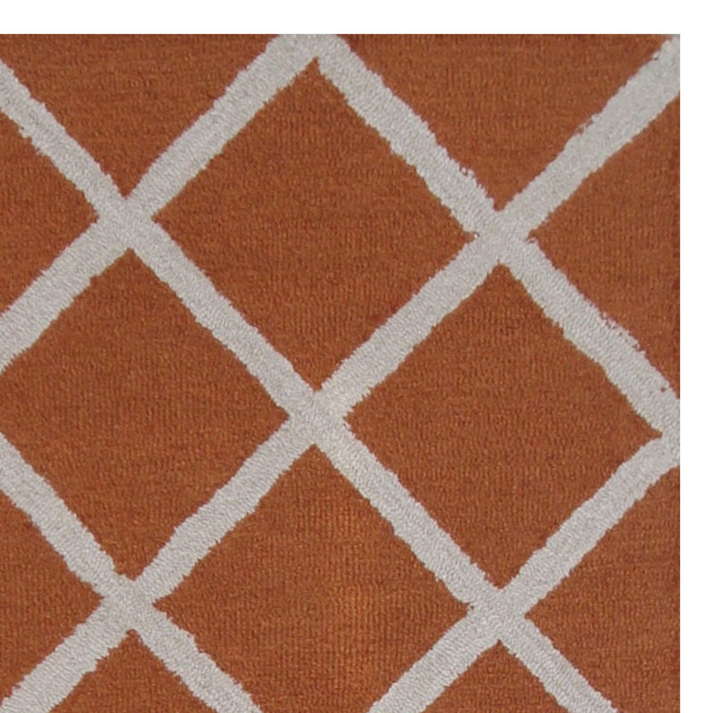Wool Geometric Indoor Rug