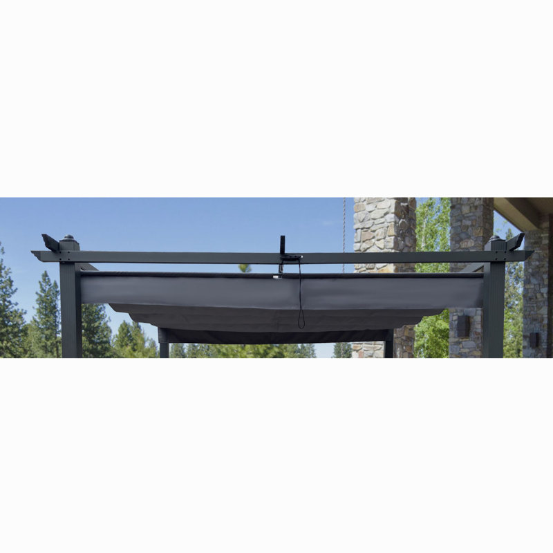 Sunny Yard Polyester Replacement Canopy for Pergola, 8.66" H x 96.46" W x 96.46" D, Grey