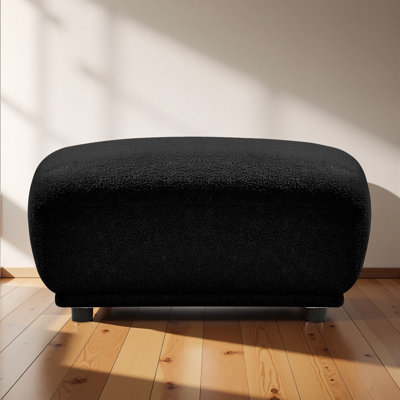 Repose-pieds amovible en laine, repose-pieds en sherpa, tabouret de coiffeuse moderne pour filles, ensemble de repose-pieds pour salon