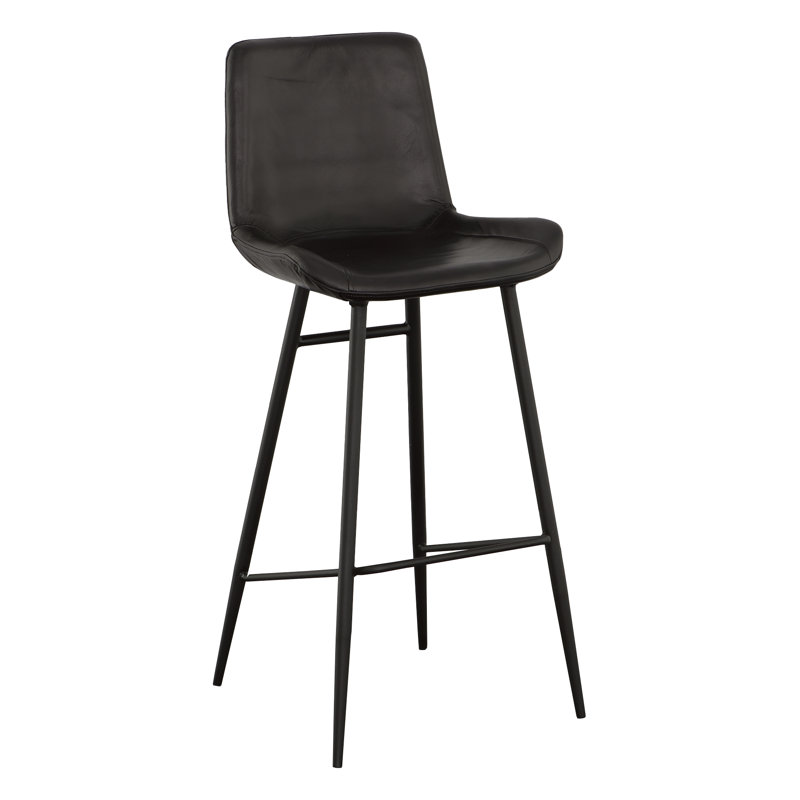 Nadia Stool, Black, Bar Stool (30.5" Seat Height)