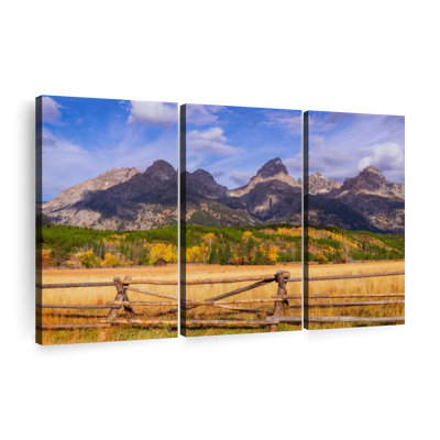 «Grand Teton Scenery», 3 pièces
