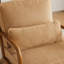 Fauteuil d'appoint rembourré en bois massif Elizabeth Mid Century-799492548