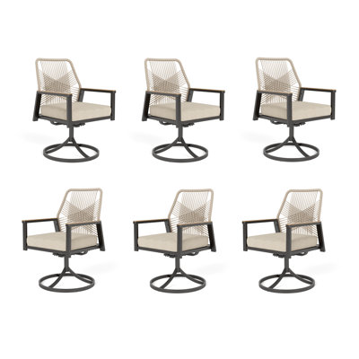 Outdoor Dining Armchair With Cushion