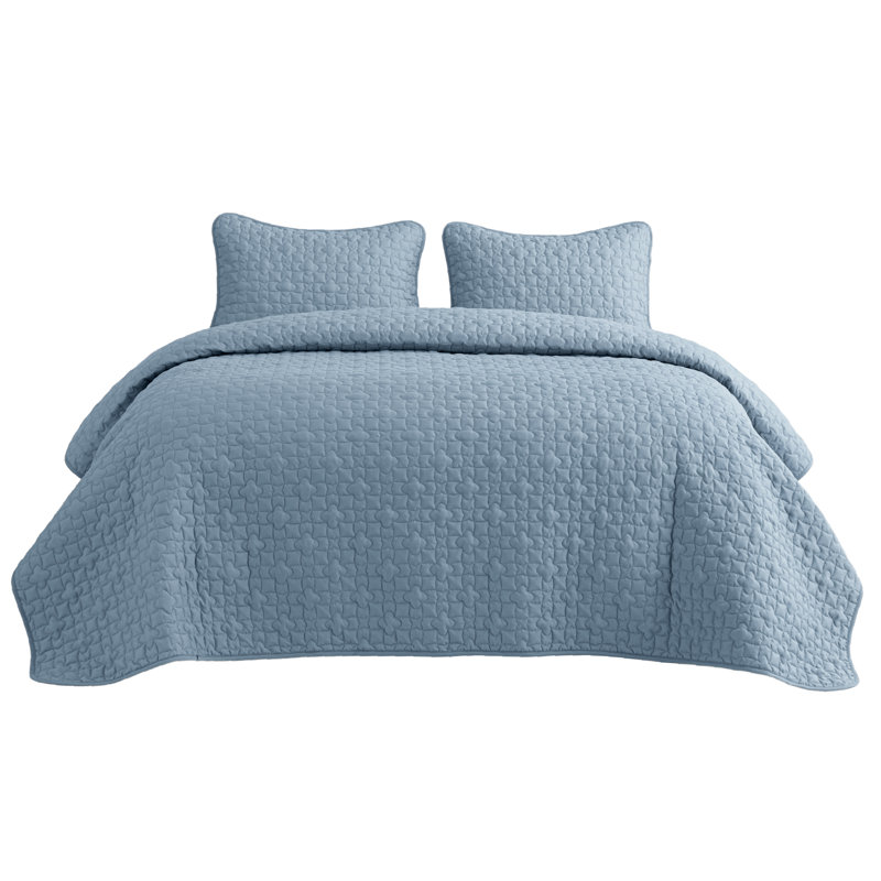 Bedsure Quilts - Lightweight Bedspreads with Lucky Star Quilting, Soft Quilt Bedding Set, Queen Quilt + 2 Shams, Citadel