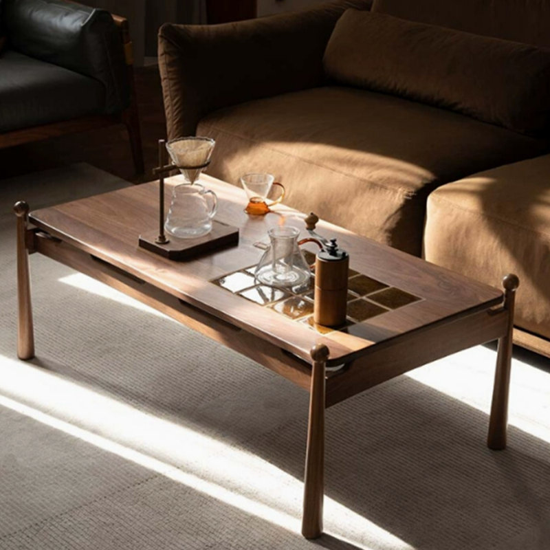 Table basse Niche Design, Brun