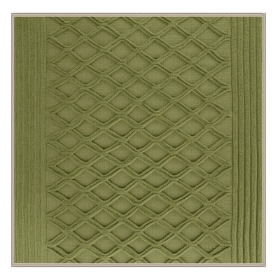 Machine Washable Trellis Brown Area Rug