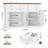 55.1" W Sideboard with 4 Drawers, Thickened Desktop-558561999