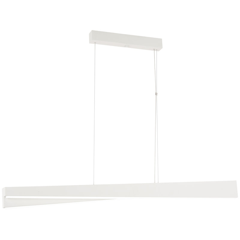 Paschke 1 - Light LED Single Pendant, 59" H x 49" W x 2.75" D