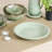Red Barrel Studio® Handmade Wealthy Peony Celadon Ceramic Luncheon Plate