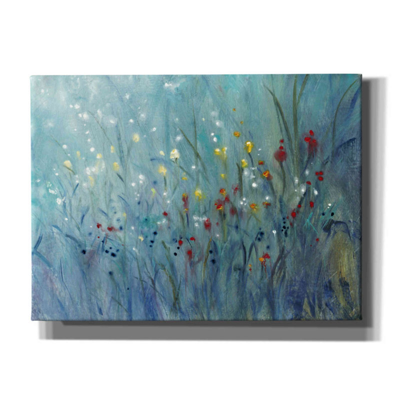 «Blue Vision I» par Tim O'toole, art mural sur toile, H 40 po x l 54 po x P 1,5 po