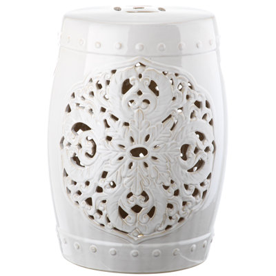 Llaneli Ceramic Accent Stool