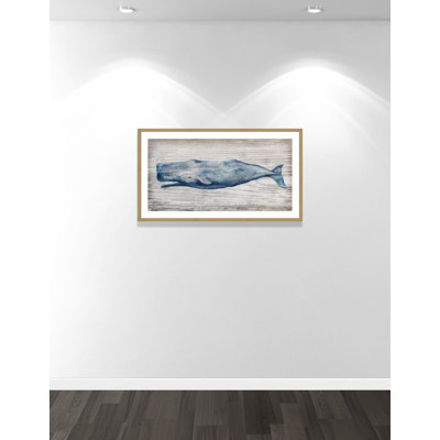 Brannen Blue Whale - Picture Frame Print