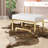 Pangea Home Upholstered Declan Laurence Stainless Steel Vanity Stool - Modern Upholstered Metal Accent Stool – Contemporary Decorative Stool for Living Room, Office, or Bedroom - White Faux Leather Stool with Gold Legs-370118247-370118265