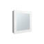 Pharmacie H 20,5 po, avec 2 tablettes, 1 porte et 1 miroir, blanc-1560141933
