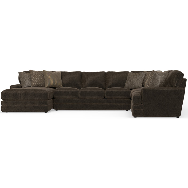 Upholstered U-Shaped Sectional, Right Hand Facing
