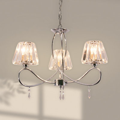 Bridges 3 - Light Shaded Chandelier
