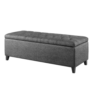 Polyester Upholstered Storage Bench -  Corrigan StudioÂ®, 52A2E0547CD24F259016EAA178924705