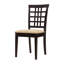 Chaise d'appoint en tissu brun clair Nourit