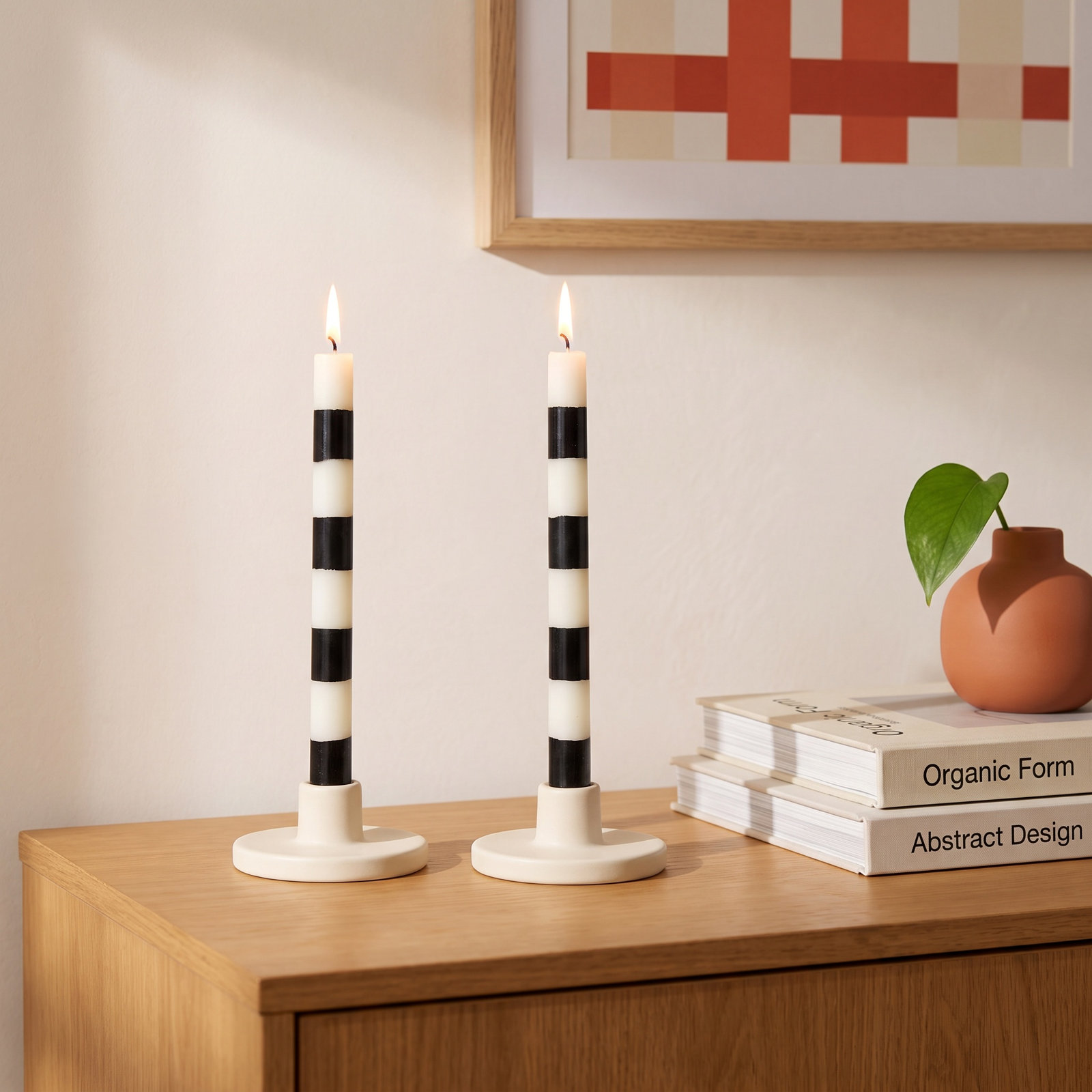 Acheson Unscented Taper Candle