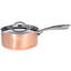 Ensemble de batterie de cuisine en cuivre poli de grande taille 5 pièces BergHOFF, non martelé