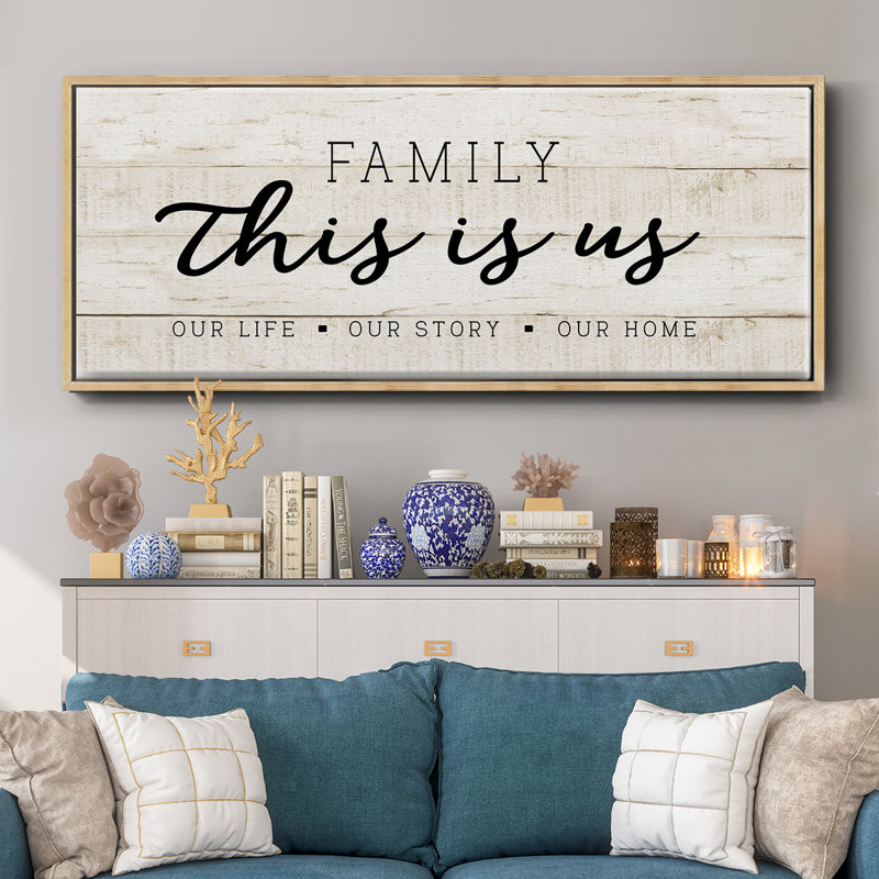 This is Us- Framed Canvas
