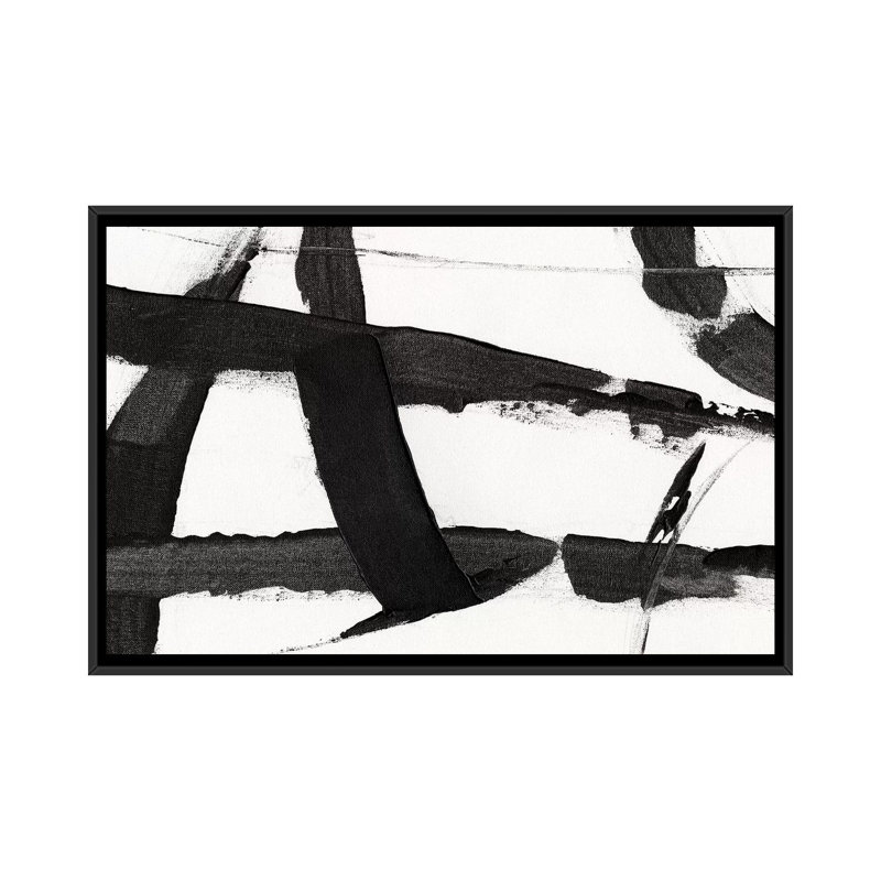 Obsidian Harmony II by Timothy O' Toole - Gallery Wrapped Canvas Giclée Print, Black Framed Canvas, 32" H x 48" W x 1.5" D