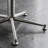Silver Round Stainless Steel Dining table