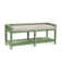 Banc de rangement en osier Glinda