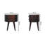 Keven 45cm W Solid Wood Bedside Table