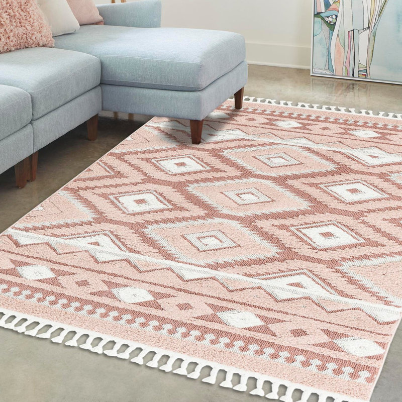 Johnsy Geometric Indoor Rug, Rectangle 9' x 12'
