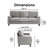 Serta Palisades 77" Sofa with Storage-230395095