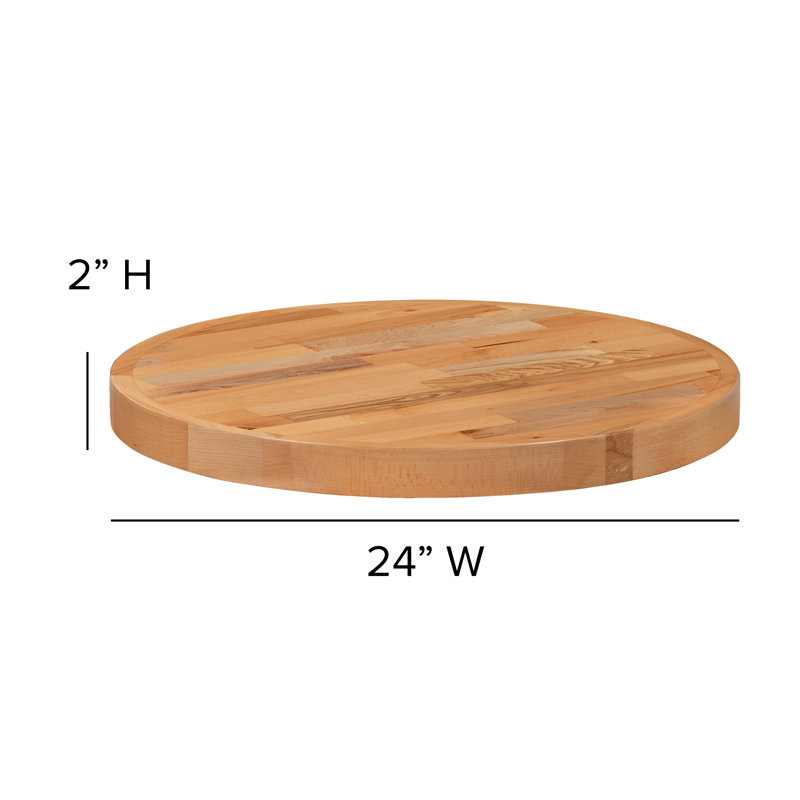 Plateau de table rond Mayfair, L 24 po x L 24 po