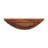 Wood Crescent Floating Wall Shelf, Brown