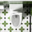 Toilette allongée 1,28, style confortable pour économiser l'eau, siège à fermeture douce, indice de chasse 1000 grammes, blanc brillant 003S, modèle d'appareil de salle de bain au sol, articles sanitaires