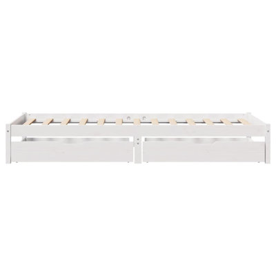 Solid Wood Storage Bed
