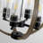 4 - Light Dimmable Globe Lantern  Farmhouse / Country Glass Shaded Chandelier-532524723