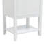 Meuble-lavabo de ferme 20 po avec plateau en céramique intégré-2007754636