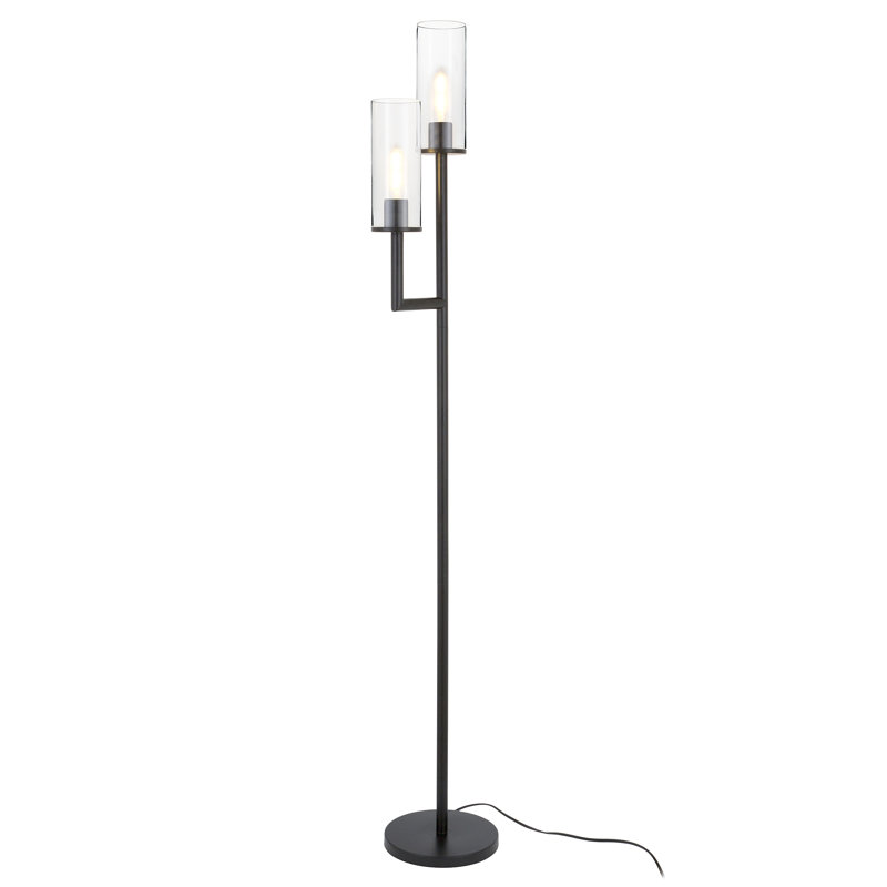 69.5'' Torchiere Floor Lamp, Black Bronze