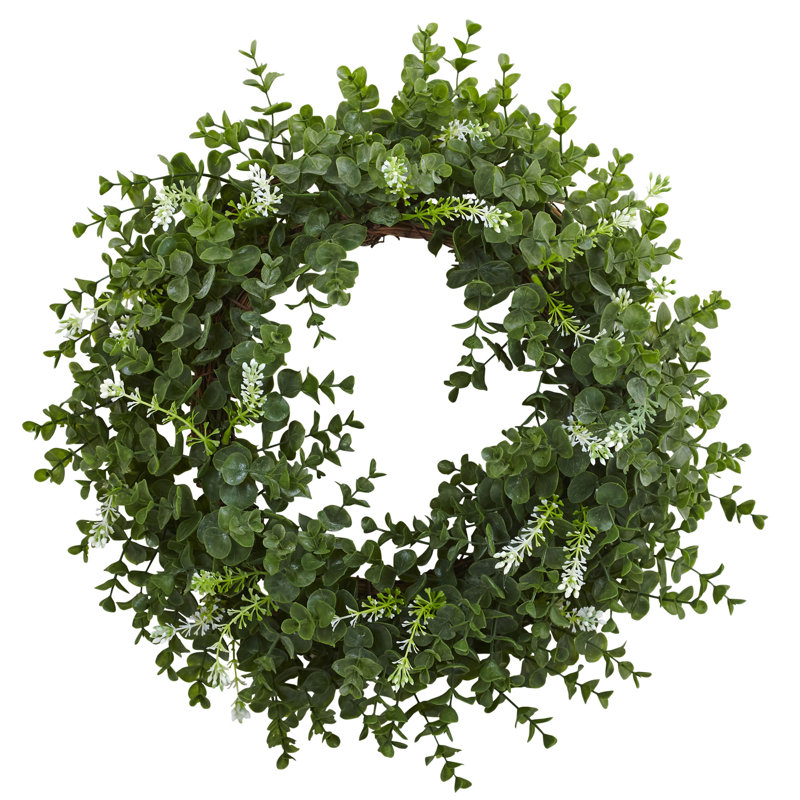 Faux Eucalyptus 18'' Wreath