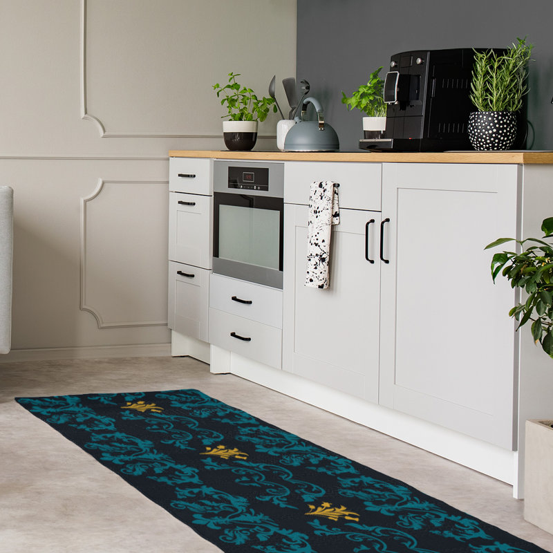 Tapis de couloir noir