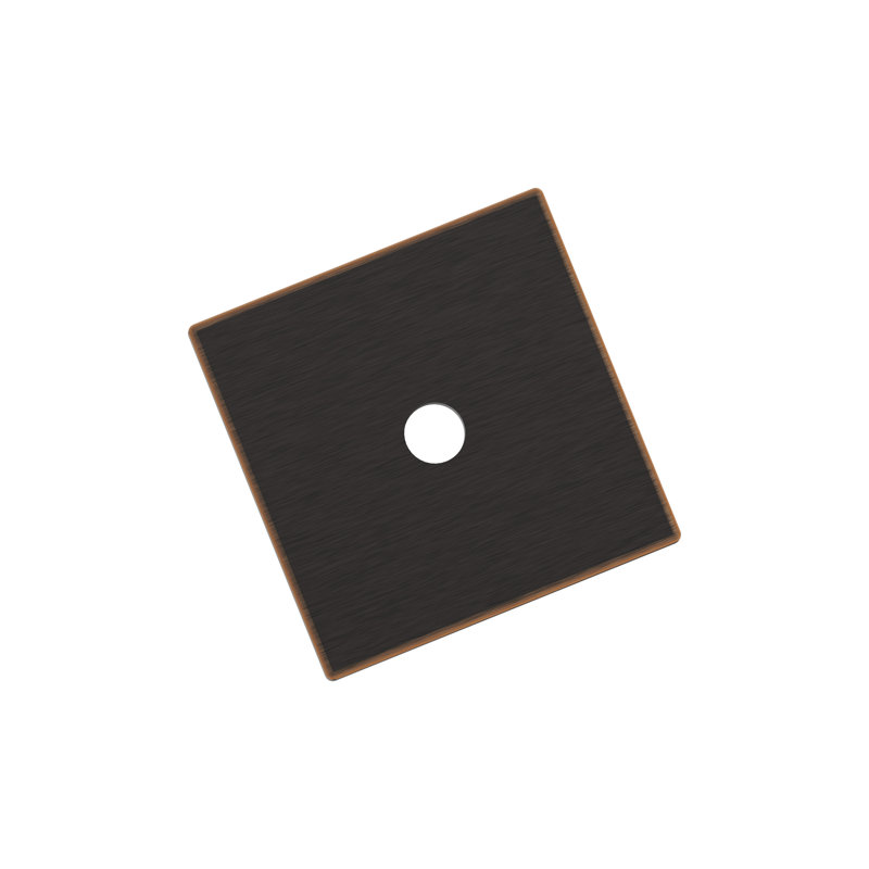 Contre-plaque carrée de 1 3/16 po (30 mm) Ladera, Nickel poli