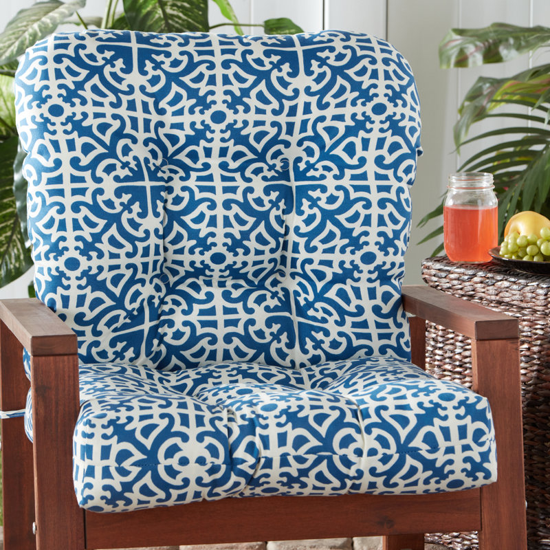 Lester Outdoor Chair Cushion, 1, Indigo, 21" H x 21" W x 21" D