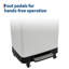 Poubelle de cuisine en acier inoxydable 16 gallons / 60 L avec seau intérieur amovible et roues, pour la maison-126081466