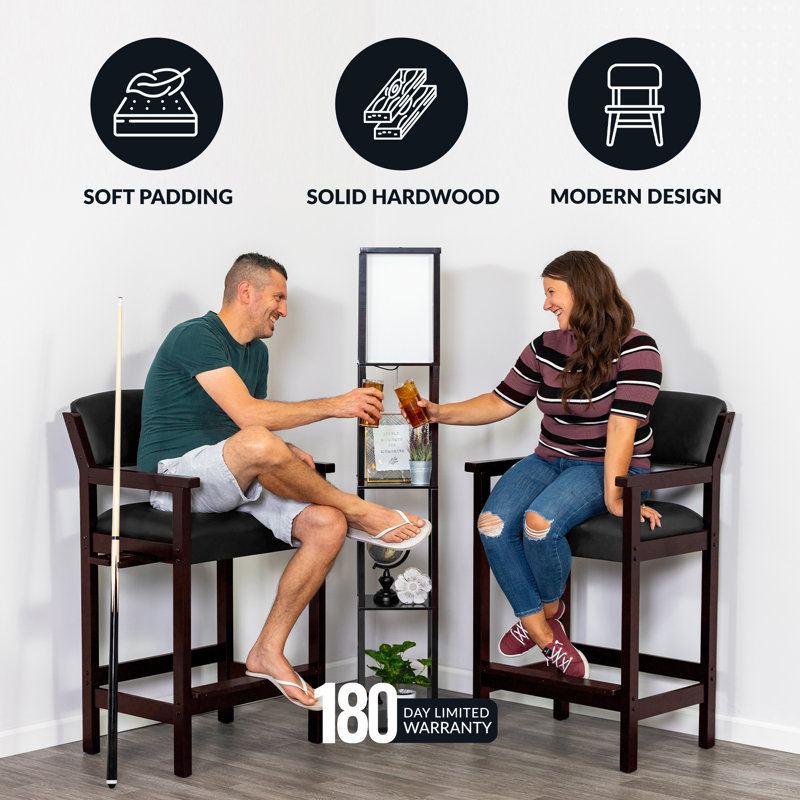Fauteuil spectateur 30 po Cambridge, Riche acajou