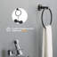 6-Piece SUS304 Stainless Steel Wall Mount Bathroom Hardware Towel Bar Set-108053493