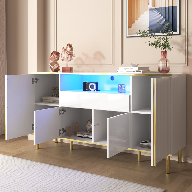 150cm Sideboard, White