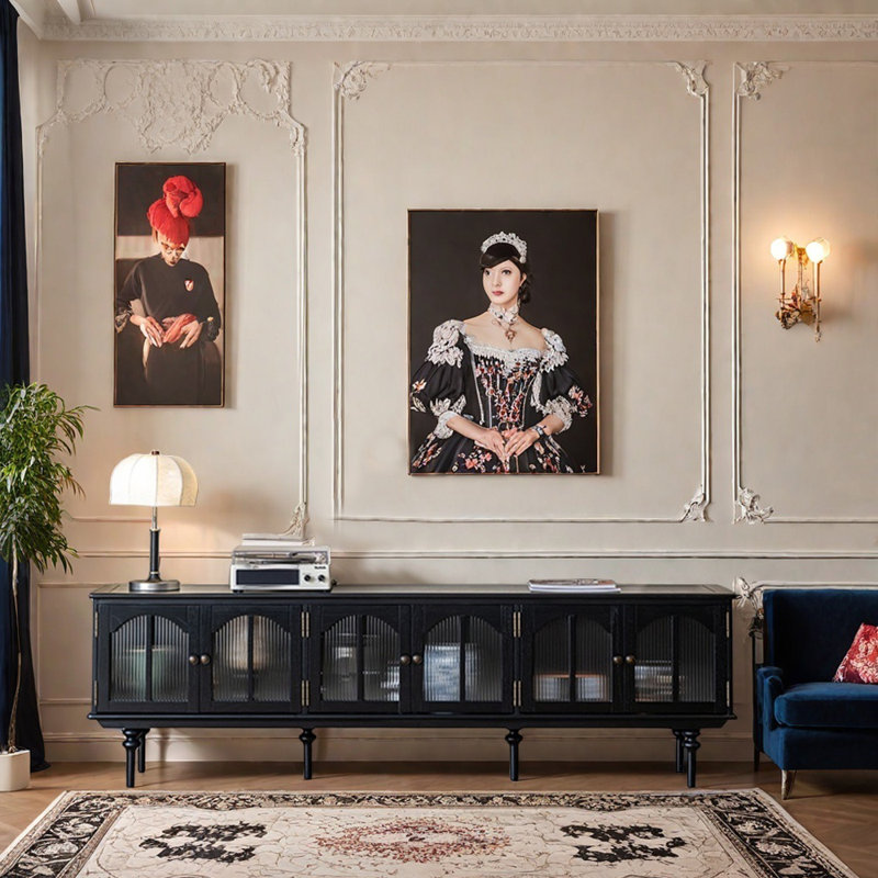 Meuble télé de luxe de style français