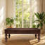 FSH47" W x 26.8" D x 16" H Solid Rubber Wood 1 - Drawer Coffee Table
