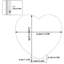 220cm W x 220cm H Iron Garden Arches in White