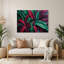 «Hawaiian Ti Plants», art mural en métal gris-1491509103